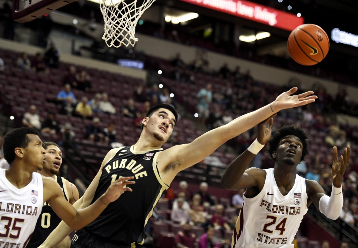 Zach Edey vs Florida State 